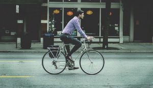 fiets van de zaak